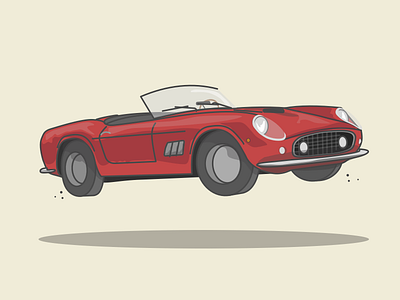 13/100 Ferrari 250 GTO 100days 100dayschallenge 100daysproject art cars cartoon design ferrari graphic design graphicdesign icon illustration logo logodaily sketchapp sportscar vector vintage