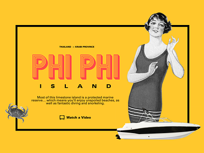 Back from Vacation 70s style old phiphi retro thailand vacation vintage