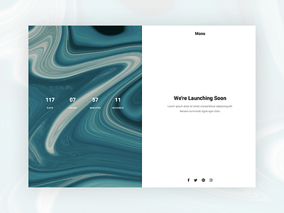 Coming Soon Template clean clean creative coming soon design fullscreen html5 minimal modern simple split template web design