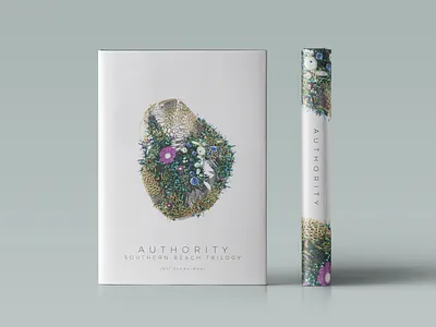 Authority 3d 3d design abstract abstract design annihilation art authority book book art book cover book cover art cover dust dust jacket glass graphic graphic design jacket jeff jeff vandermeer