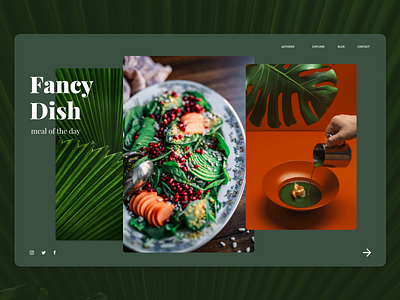 Dish Landing Page adobexd color dailyui ui uiux ux web adobe