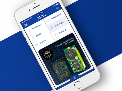 Tesco app for iOS app application icons ios ui ux