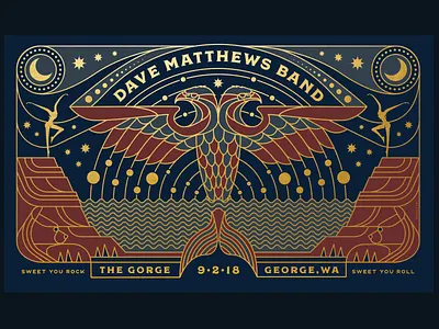 Dave Matthew Band Gorge poster