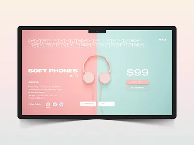 soft phones 2018 inspiration minimalism store trand trend ui ux