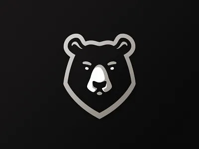 Black bear bear beast branding design dlanid esports gaming icon identity illustration logo logotype mascot sport sports
