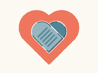 1 John Series Icon 2d art blue branding church clean color commandments design digital heart icon illustration logo modern red tablets vector