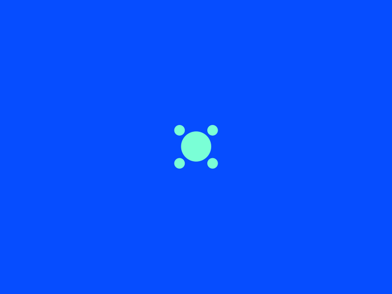 Loading animation dots flat