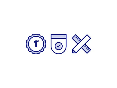 Icons badge design first icon icons tick