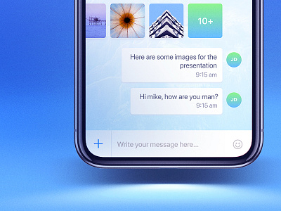 Messaging App (Exercise) design interface lighting photography photoshop sketch ui ui ux