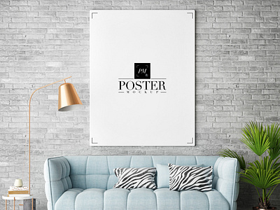 Room Interior Frame Poster Mockup Psd Free advertising branding frame mockup free free mockup freebie mockup mockup free mockup psd poster poster mockup psd template