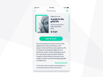 book shop concept app book bookshop bookstore concept detail page ios ios app mobile app panton philosophy shop