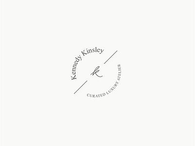Kennedy Kinsley branding collection design elegant feminine high end icon illustration logo minimal pawellpi premium the bundle typography vector