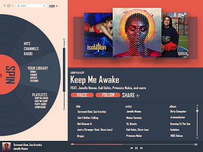 Daily UI #009 afropunk concept dailyui dailyui009 dailyuichallenge graphic design music app music player typography ui uidesign vector