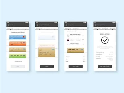 Credit Card Checkout 2 adobe adobexd app credit card credit card checkout daily ui 002 dailyuichallenge design ui uidesign ux uxdesign