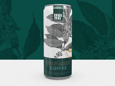 Cafe Mami - Cold Brew cafe can can design coffee coffee bean cold coffee coldbrew concept green illustration packaging packagingdesign product puertorico