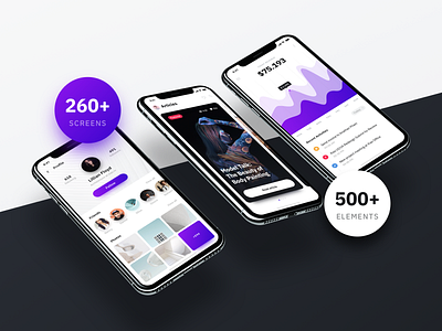 Xiao iOS UI Kit Showcase app ecommerce mobile statistics ui design ui designs ui kit ux design xiao