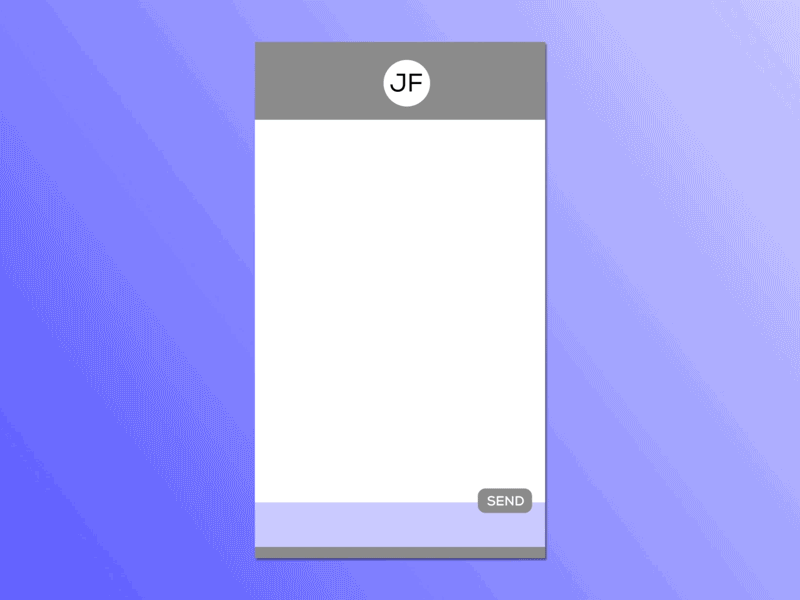 Daily UI Day 013: Direct Message 100daysofui after effects animation illustrator photoshop ui