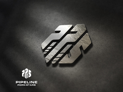 PIPELINE PORN STAR construction logo drilling