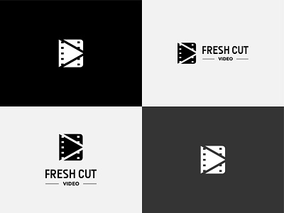 FRESH CUT VIDEO film flat icon video