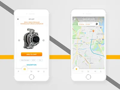 Location Tracker app cart dailyui design figma iphone location location pin motor tracker tracking ui ux vehicles