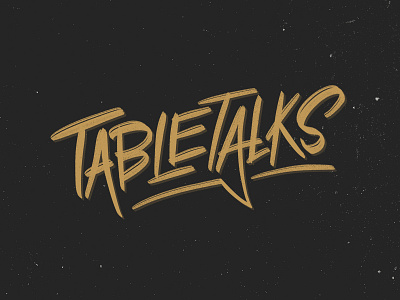 Table Talks Logo lettering logo