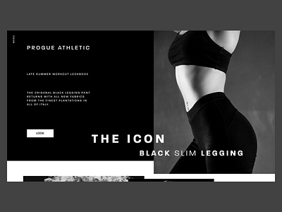 Progue Athletic Website adobe xd athletics black clean creative dark dark mode interface minimal minimal branding photography typography ui ux web web design website xd