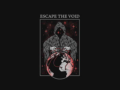 Escape The Void - Control The World apparel appareldesign artwork band bandart bandmerch clothing custom printing design graphicdesign graphictee illustration merch merchdesign teesdesign