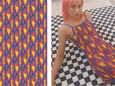 Flame Print for DollsKill dollskill fire flame print racing print
