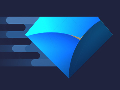 Diamond Icon icon illustration