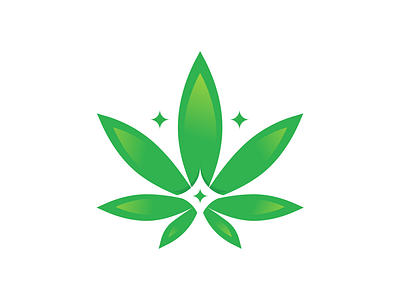 Cannabis Logo cannabis leaf care cherub diet doctor drugs ganja green herbal illustration leaf medical nature plant