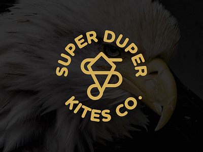 Fictional Project „Super Duper Kites Co.“ branding graphicdesign logo logodesign type