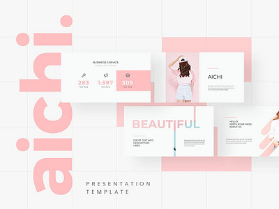 AICHI Powerpoint Template branding business clean corporate creative design elegant feminine minimal modern portfolio powerpoint powerpoint presentation powerpoint template presentation professional simple template templates