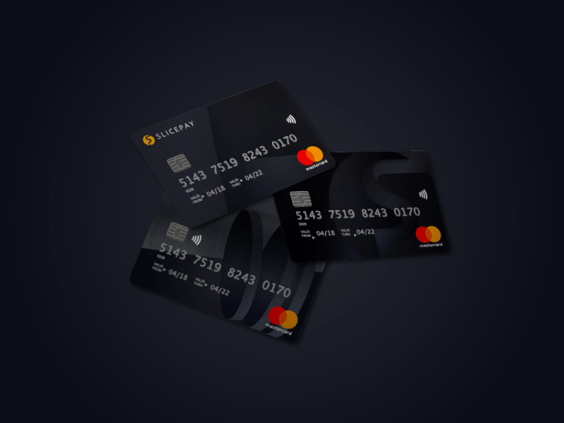 Credit Card Design for SlicePay bank banking card design credit credit card credit card payment dark design design agency fintech illustration mastercard metallic motion premium students