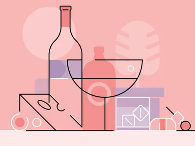invite illustration logo retro style ux website