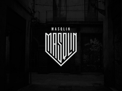 MASQLIN brand branding character clothes fashion fashion brand flat icon icons identity illustrator logo logodesign masculine men menfashion mens fashion mensstyle style typography