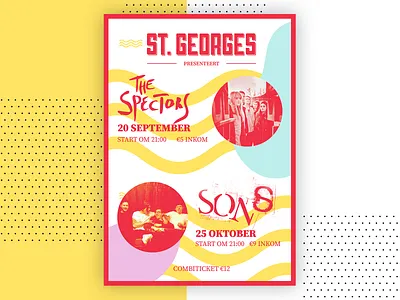 Band poster poster print typography