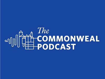 The Commonweal Podcast (unused option) audio branding design identity logo magazine podcast podcasting podcasts publishing soundwave wip work in progress