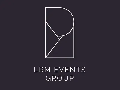 LRM Events Group Logo Concept By Studio Eighty Seven branding design icon logo logo design monogram