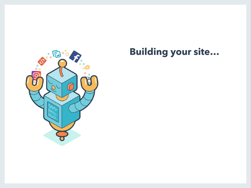 Juggling Robot ai animation automated cms delight facebook instagram robot social twitter ux website