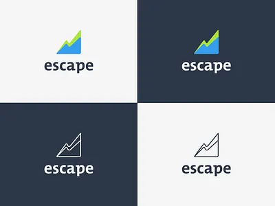 Escape advertisement brand identity branding branding design creative app design growth logo mark marketing marketing agency sigil visual identity