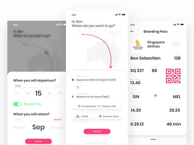 Flight Booking Apps 01 airlines apps apps design boarding pass book app booking concept flight interaction mobile app search travel ui ui design ui ux uiux design ux