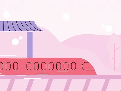 Bullet Train coming to India bullet bullet train illustration
