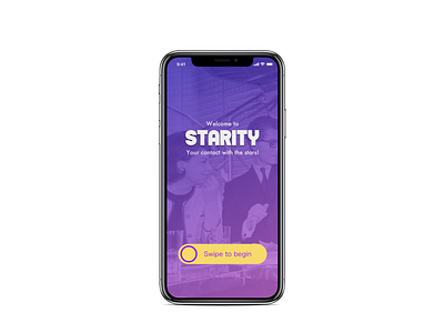 Starity Concept app app concept design iphonex sketch ui ux