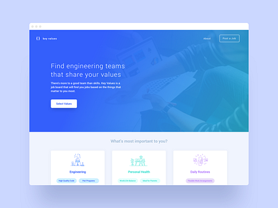 Landing page landing page ui web