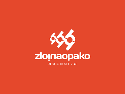 Good and Evil ambigram creative creative agency good and evil logo marketing reversal