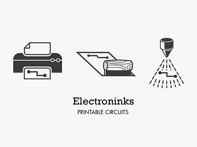 Printable Circuit Glyphs circuit design digital glyph glyphs icon icon artwork iconset ink printable circuits