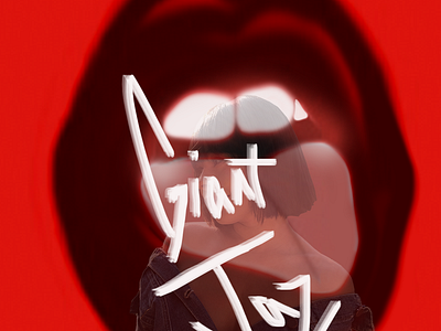 GJ Illusion confidence design art illusion illustration layers lips logo photgraphy red scribble sketch