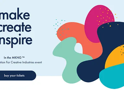 Simple shapes branding graphic design hero illustration web design