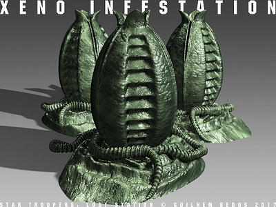 Geno Infestation 3d alien board game boardgame bug concept concept art creature digital 3d egg future futuristic game game art prop sciencefiction scifi
