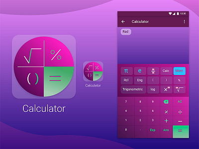 Daily UI #005 005 adobexd appicons calculator daily ui icon user interface